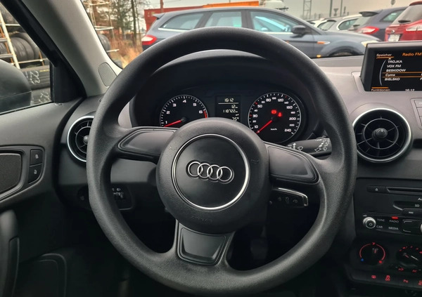 Audi A1 cena 35999 przebieg: 118800, rok produkcji 2014 z Świecie małe 631